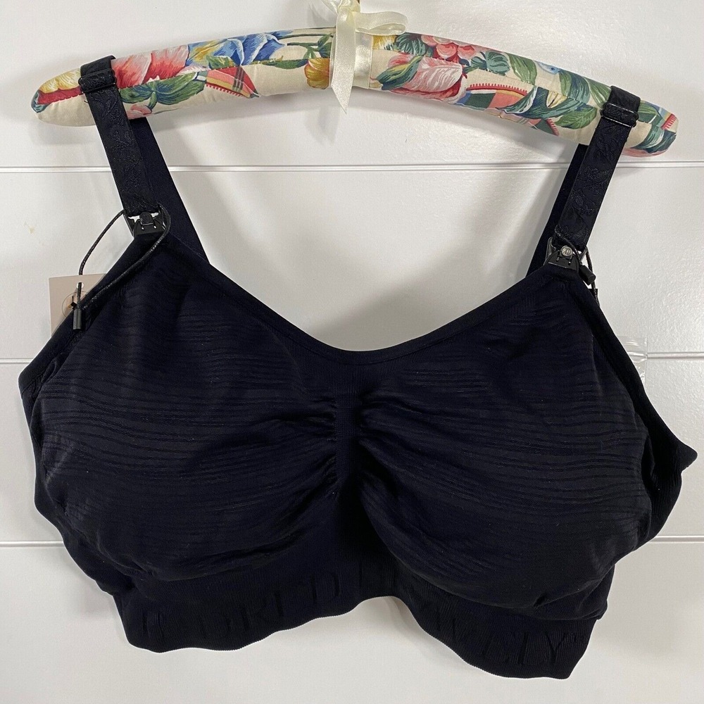 Kindred Bravely Womens Sublime Hands Free Pumping & Nursing Bra Sz S NWT Black